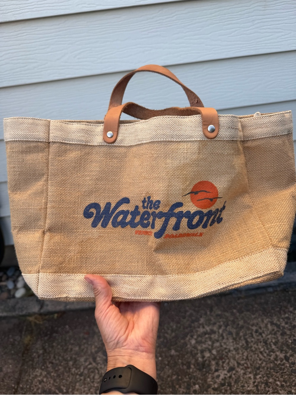 Apolis Global Citizen market jute tote bag